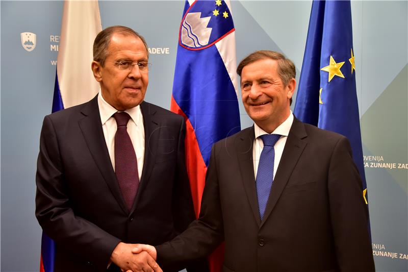 Slovenian and Russian foreign ministers discuss situation in Western Balkans