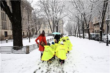 Snijeg u Zagrebu