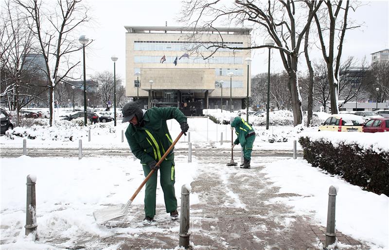 Snijeg u Zagrebu