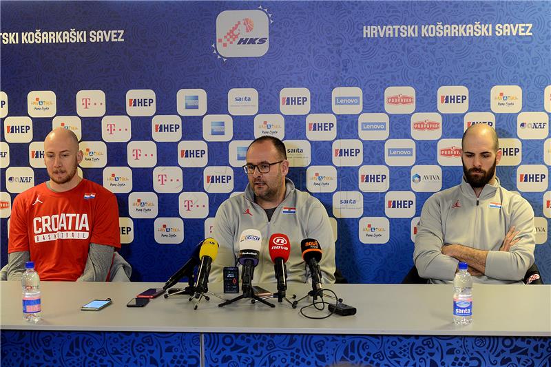 Tiskovna konferencija Hrvatske košarkaške reprezentacije