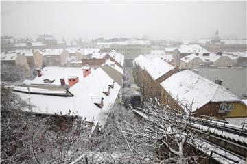 Snijeg u Zagrebu