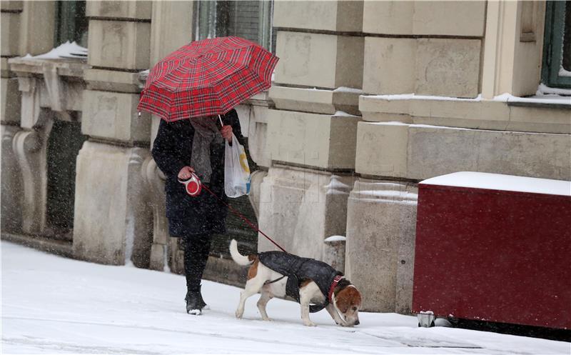 Snijeg u Zagrebu