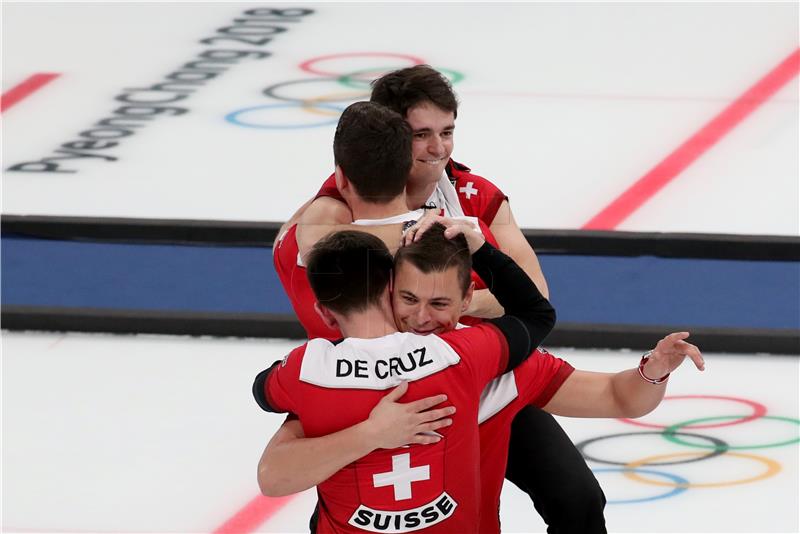 ZOI 2018.: Švicarska muška curling reprezentacija osvojila broncu 