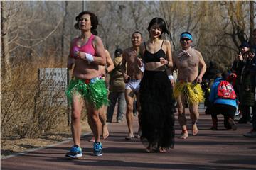 CHINA BEIJING UNDIE RUN