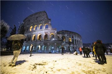 ITALY WEATHER SNOW