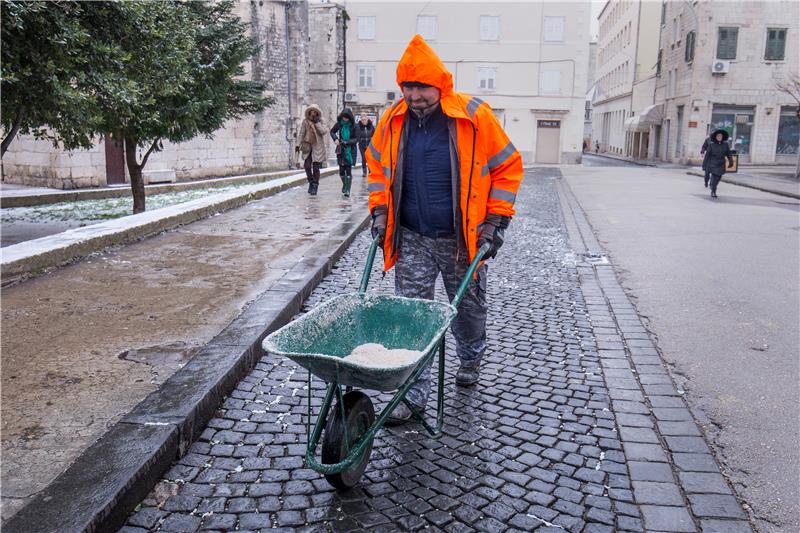 Snijeg u Splitu