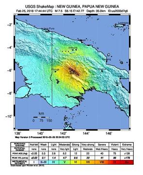 PAPUA NEW GUINEA EARTHQUAKE