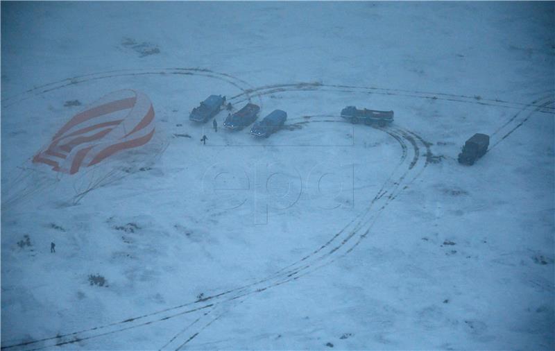 KAZAKHSTAN RUSSIA SPACE CAPSULE LANDING