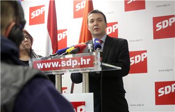 Tiskovna konferencija nakon sjednice Predsjedništva SDP-a