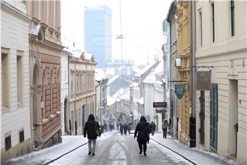 Novi snijeg u Zagrebu