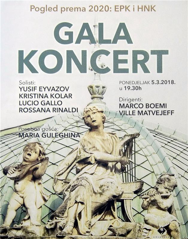 U HNK Ivana pl.Zajca najavljen Gala koncert