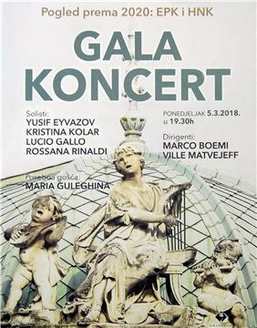 U HNK Ivana pl.Zajca najavljen Gala koncert