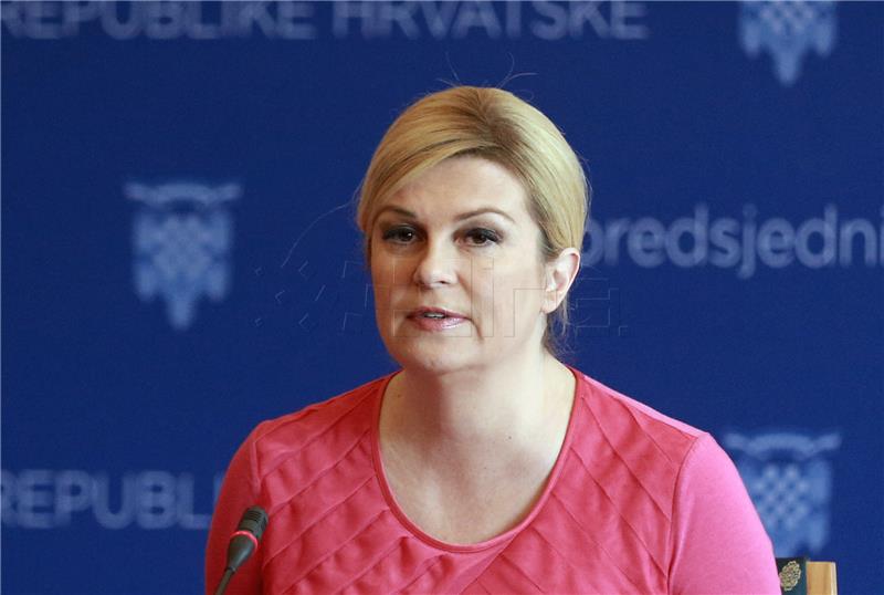 Grabar-Kitarovic says economic issues should be given priority over ideological ones