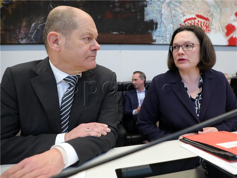 Meetings of the German Bundestag factions in Berlin