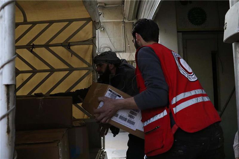 SYRIA CONFLICT HUMANITARIAN CONVOY EASTERN GHOUTA