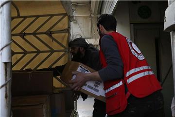 SYRIA CONFLICT HUMANITARIAN CONVOY EASTERN GHOUTA