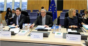 BELGIUM EU COMMISSION WEEKLY MEETING