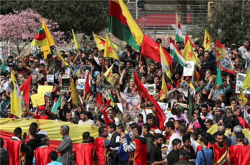 LEBANON KURDISH PROTEST