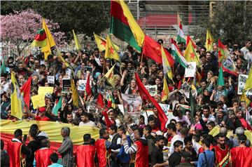 LEBANON KURDISH PROTEST