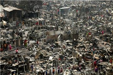 BANGLADESH SLUM FIRE