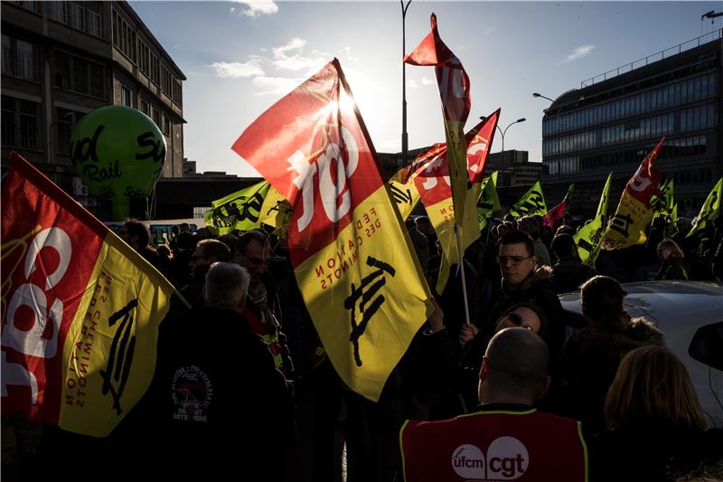 FRANCE TRANSPORT PROTEST RAILROAD