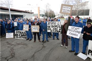 Velika Gorica: Štrajk u Dalekovod Proizvodnji