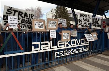 Radnici Dalekovod proizvodnje u štrajku  