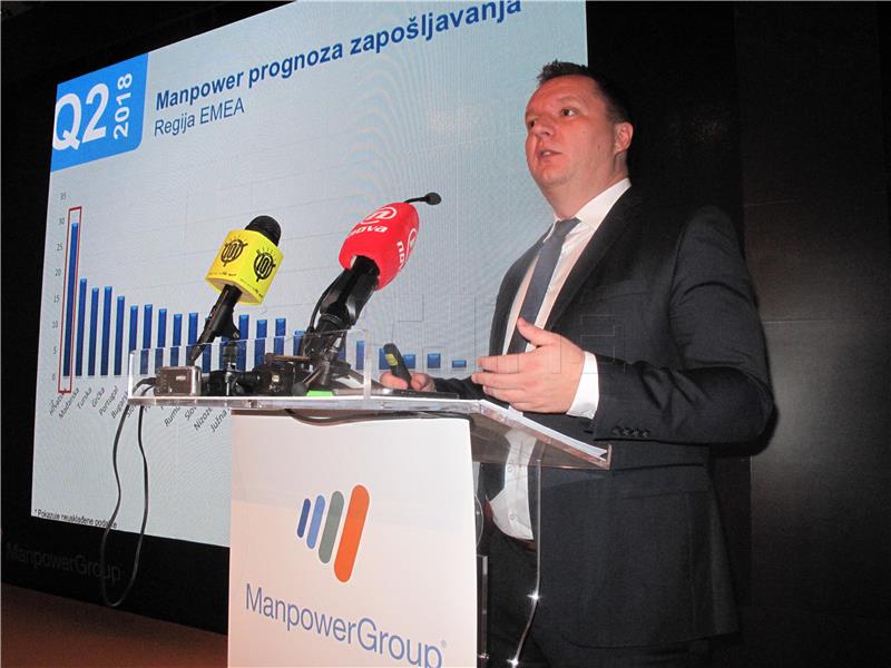 Manpower: 100,000 job vacancies expected in Croatia in second quarter of 2018