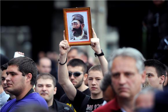 Members of Chetnik movement gather near Visegrad, glorify WWII criminal Mihailovic