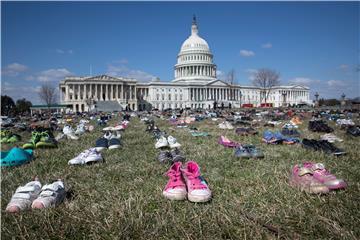 USA GUN VIOLENCE CAPITOL MONUMENT