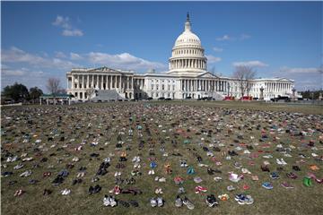 USA GUN VIOLENCE CAPITOL MONUMENT