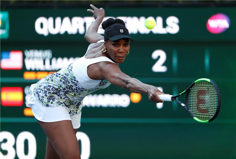 WTA Indian Wells: Venus Williams i Daria Kasatkina u polufinalu