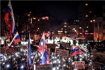 SLOVAKIA ANTI-GOVERNMENT PROTEST