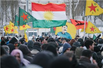 Protest against Turkish offensive on Afrin in Hanover