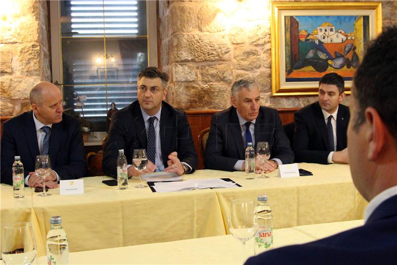 Plenković na Pelješcu posjetio Orebić