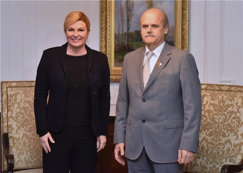 Croatian president visits Chilean city of Punta Arenas