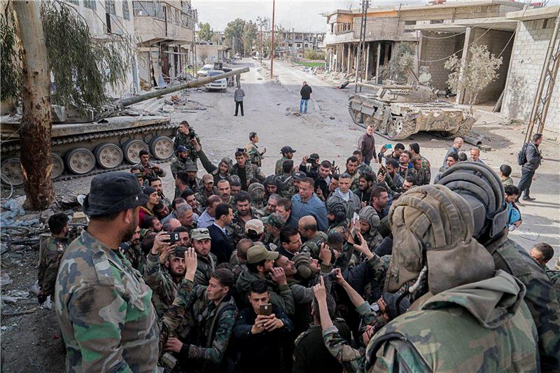 SYRIA CONFLICT EASTERN GHOUTA ASSAD VISI