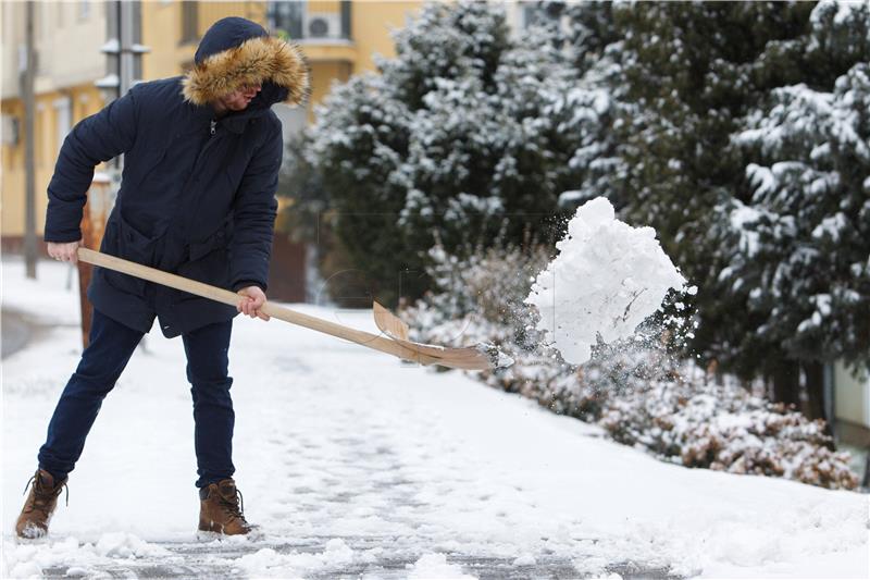 HUNGARY WEATHER SNOW