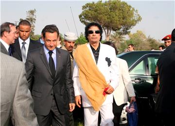 (FILE) LIBYA FRANCE NICOLAS SARKOZY ARRESTED