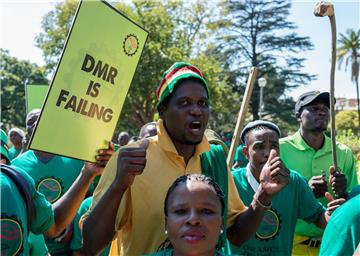 SOUTH AFRICA LABOR AMCU PROTEST