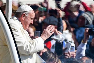 VATICAN POPE GENERAL AUDIENCE