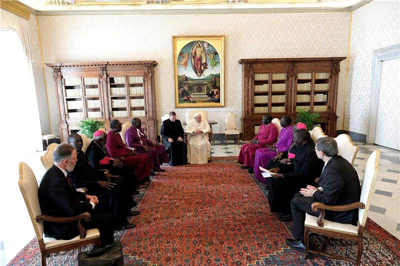 VATICAN POPE SOUTH SUDAN CHURCHES