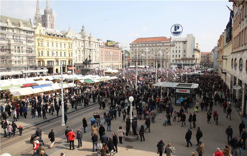 Prosvjed protiv ratifikacije Istanbulske konvencije