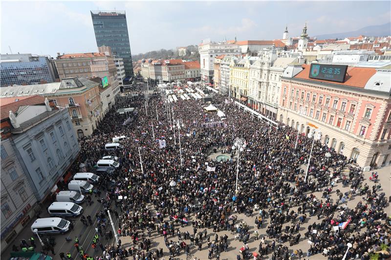 Prosvjed protiv ratifikacije Istanbulske konvencije