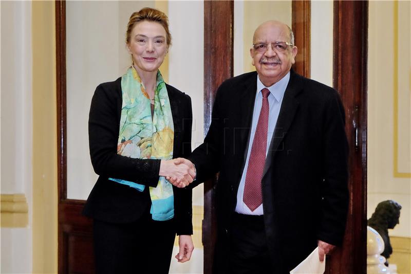 Croatian and Algerian foreign ministers meet in Zagreb