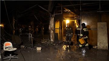 RUSSIA SHOPPING CENTER FIRE AFTERMATH