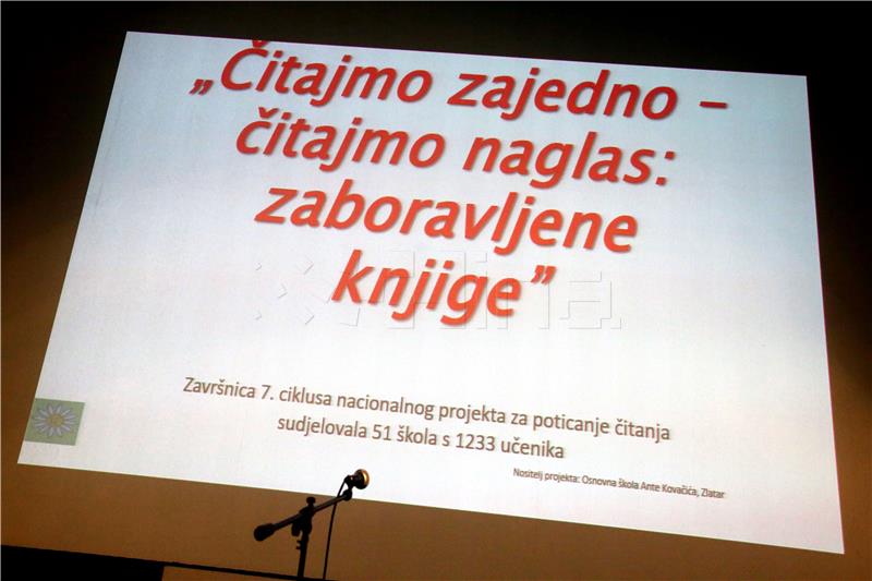 Poticanje čitanja "Čitajmo zajedno - čitajmo naglas: zaboravljene knjige"