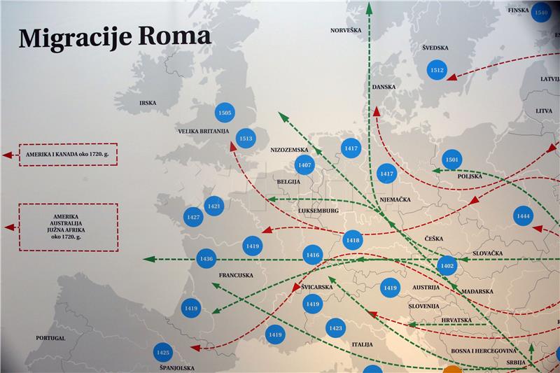 Roma exhibition opened in Zagreb