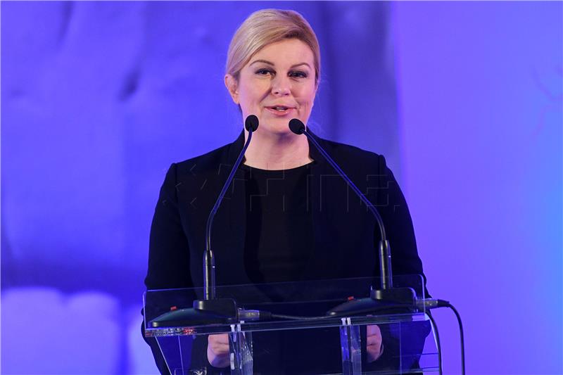 Grabar-Kitarovic addresses conference on water management