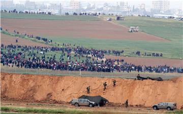 MIDEAST PALESTINIANS GAZA ISRAEL LAND DAY